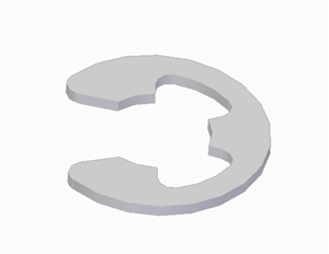 RETAINING RING 0.500 E (E-Clip) LARGE