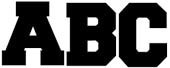 buy Athletic Letters