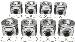 Ford 6.4L Powerstroke Diesel 2008-10 Pistons Set (224-3666) THUMBNAIL