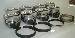 Chevy SBC Mercruiser Marine 350 5.7L Flat Top Hyper Pistons + MOLY Rings Set Kit (H345DCP KIT) THUMBNAIL