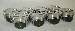 Chevy 350 5.7 Hypereutectic Coated Dish Top Piston Set (8) (H423DCP) *Please specify size needed THUMBNAIL