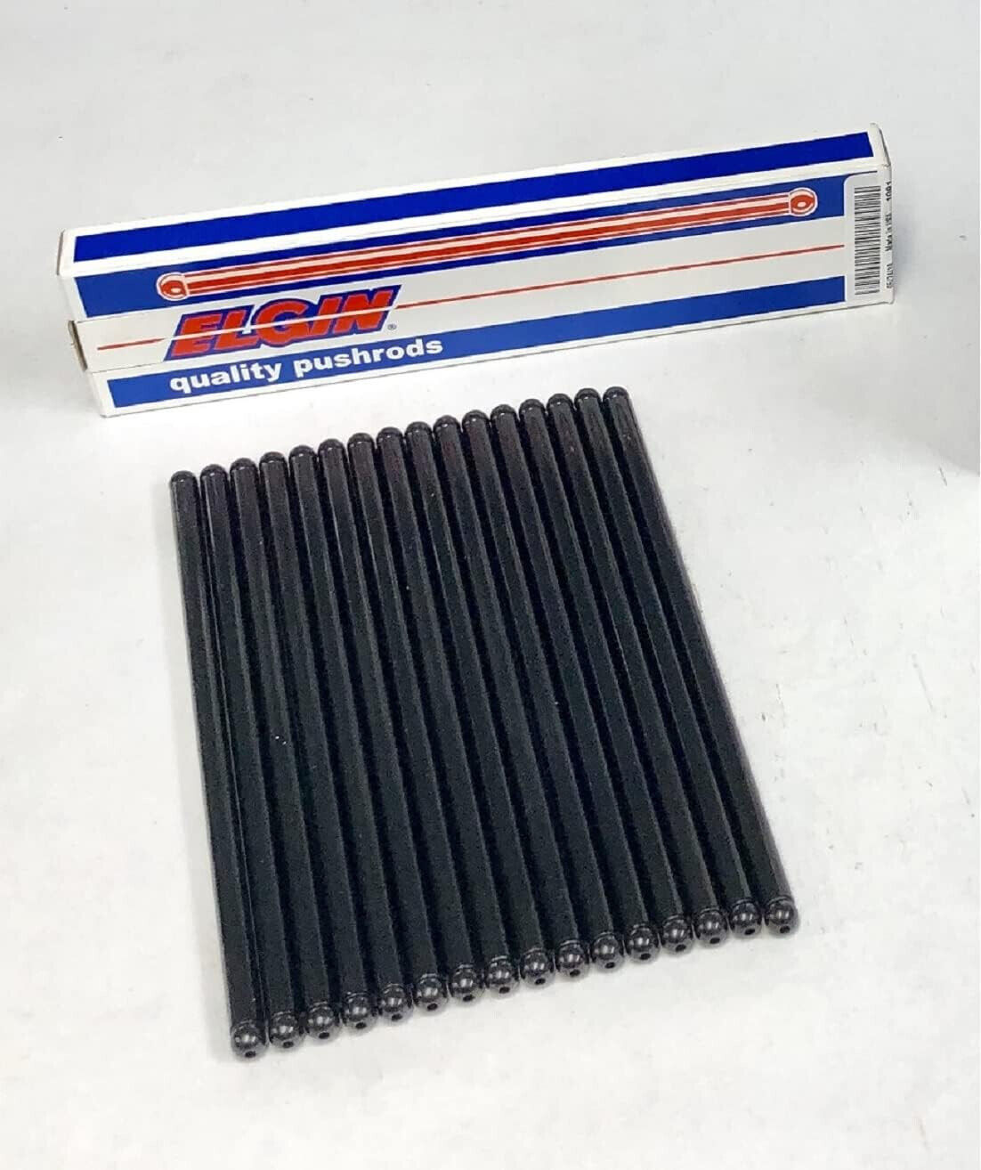 STOCK Elgin Pushrods Set/16 1997-2016 GM Chevy LS1 LS2 4.8L 5.3L 6.0L 7.393" OAL (PR-614S) THUMBNAIL