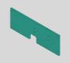 Commander, Sub-Assy, Backing Plate, Aluminum 3/8 X 5 X 14" THUMBNAIL