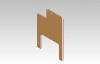 Commander, Brass Chipout Holder, 3/8 X 8-1/16 X 12" THUMBNAIL