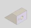 990F-3, Front Section Door Guide, Delrin 3/4 X 1 X 1-1/4" THUMBNAIL