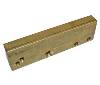 Handler Grabber, LEft Guide Wheel Bracket, Brass, 5/8" X 1-1/2" X 5-1/8" THUMBNAIL