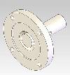 Mfg, Handler, New Clutch, Vertical Drive, Chain Sprocket Shaft Weldment THUMBNAIL