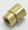 Brass Reducer Coupling 3/8 Female to 1/4 Female Pipe Thread THUMBNAIL