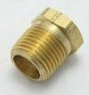 Brass Bushing 1/2" Male to 3/8" Female Pipe Thread THUMBNAIL