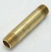 Brass Long Nipple 2-1/2 Long 1/4 Male Pipe Thread THUMBNAIL
