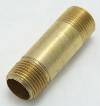 Brass Long Nipple 2 Long 3/8 Male Pipe Thread THUMBNAIL