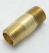 Brass Long Nipple 2 Long 1/2 Male Pipe Thread THUMBNAIL