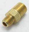 Brass Reducer 1/4 Male to 1/8 Male Pipe Thread THUMBNAIL
