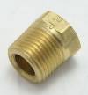 Brass Plug 3/8 Male Pipe Thread Hex Head THUMBNAIL