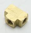Brass Tee 1/8 Female Pipe Thread THUMBNAIL