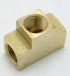 Brass Tee 3/8 Female Pipe Thread THUMBNAIL