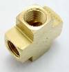 Brass Cross 1/2 Female Pipe Thread THUMBNAIL