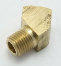 Brass Elbow 45-Degree Street 1/4 Female to 1/4 Male Pipe Thread MAIN