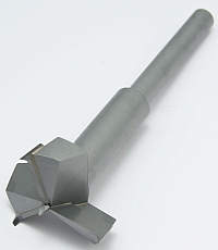 3-Wing Bit, 2-1/4" Dia, Carbide Tipped, 1/2 Shank, 6" OAL MAIN