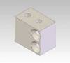 700-C Head, Fixed Side Staging Block, Aluminum 3/4 X 1 X 1=3/16". THUMBNAIL