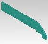 Mfg, 700-C, Head, Right Upper Jamb Index, CRS 1/4" X 2-1/2" X 10-5/8" THUMBNAIL