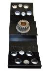 Mfg, 777, Hinge Flip Door Assembly, Stanley Pattern, Hard Anodized (.215 Wide Slot), Includes Gear THUMBNAIL