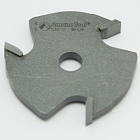 Router Bit, 3 Wing Slotting Cutter, 1/4 Kerf, 1-7/8" Dia, 5/16" Bore MAIN