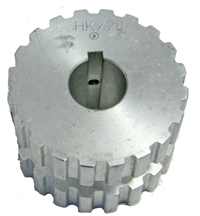 FACE/GATEWAY,MODIFIED SELF TRACKING PULLEY,BRECLS55HK,1" BORE X 1/4" KW 1/4-20 SS. MAIN
