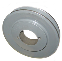Pulley, Gearbelt , BK55H, Single Sheave 5" OD Tapered Bore, Modified MAIN