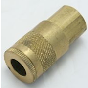 BRASS, B13 FEMALE COUPLER 1/4 AIR QUICK DISCONNECT. THUMBNAIL