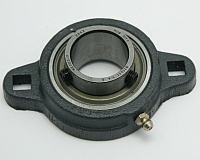 Bearing, FB 160 X 1-1/4", Short Base,  2 Square Hole Mount, Setscrew Locking Relube MAIN