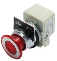 Illuminated Pushbutton Operator Push (Maintained) - Pull (Maintained), Square D MAIN