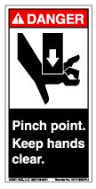 Label, Danger, Pinch Point MAIN