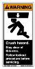 Label, Warning, Crush Hazard THUMBNAIL