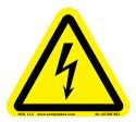 Label, ISO, Electrical Shock MAIN