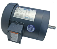 Motor, Leeson, 1 HP, 1725 RPM, Three Phase 56C Frame Footless 208-230 /460V MAIN