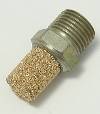 Air, Muffler, 1/8" Thread, Bronze Screen, P-18 THUMBNAIL