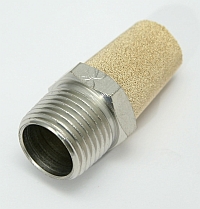 Air, Muffler, 1/2 Thread, Bronze Screen MAIN