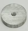 Pad,Aluminum,2" Dia,1/2" Thick,3/8 NC Thread THUMBNAIL