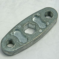 Conveyor Axle Support Bracket, 2 Hole, 7/16 Hex MAIN