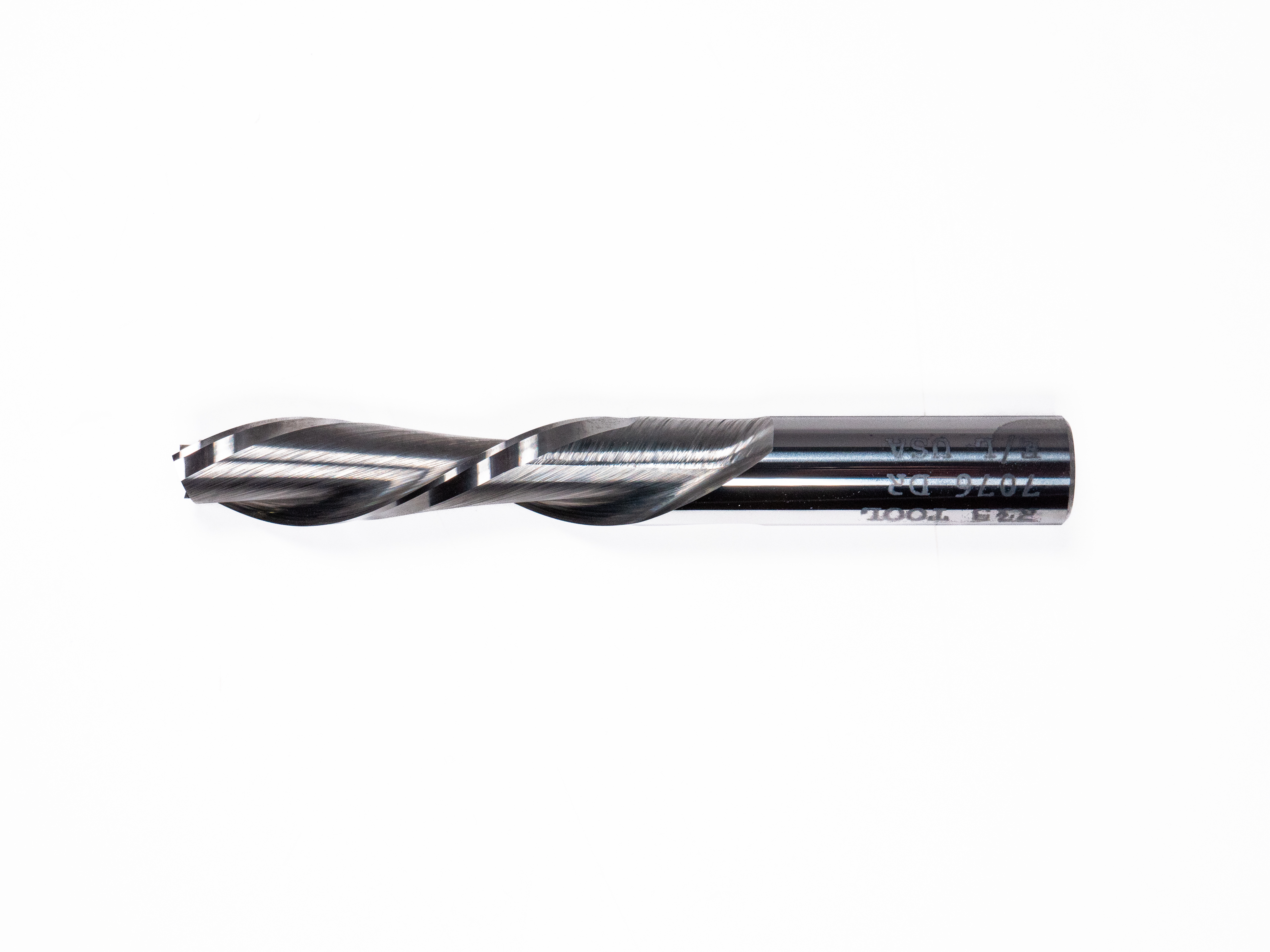Router Bit, 1/2" Dia. X 1/2" Shank X 4" OAL, 2" Cutting Length, Double Edge Spiral Right Hand THUMBNAIL