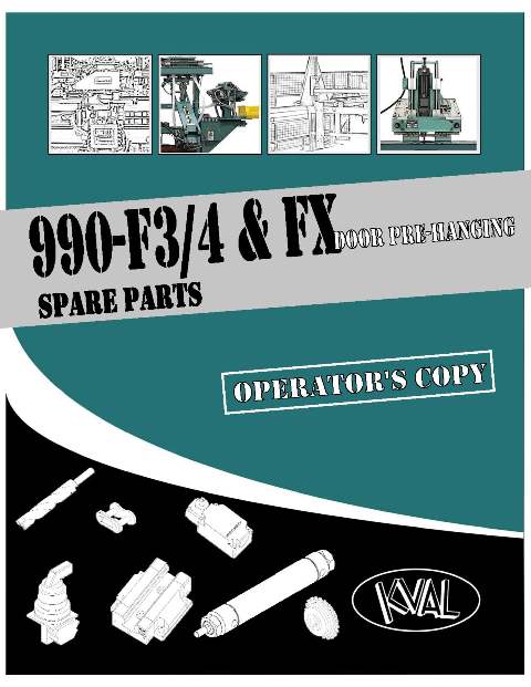 990-F3/4 & FX Spare Parts Catalog