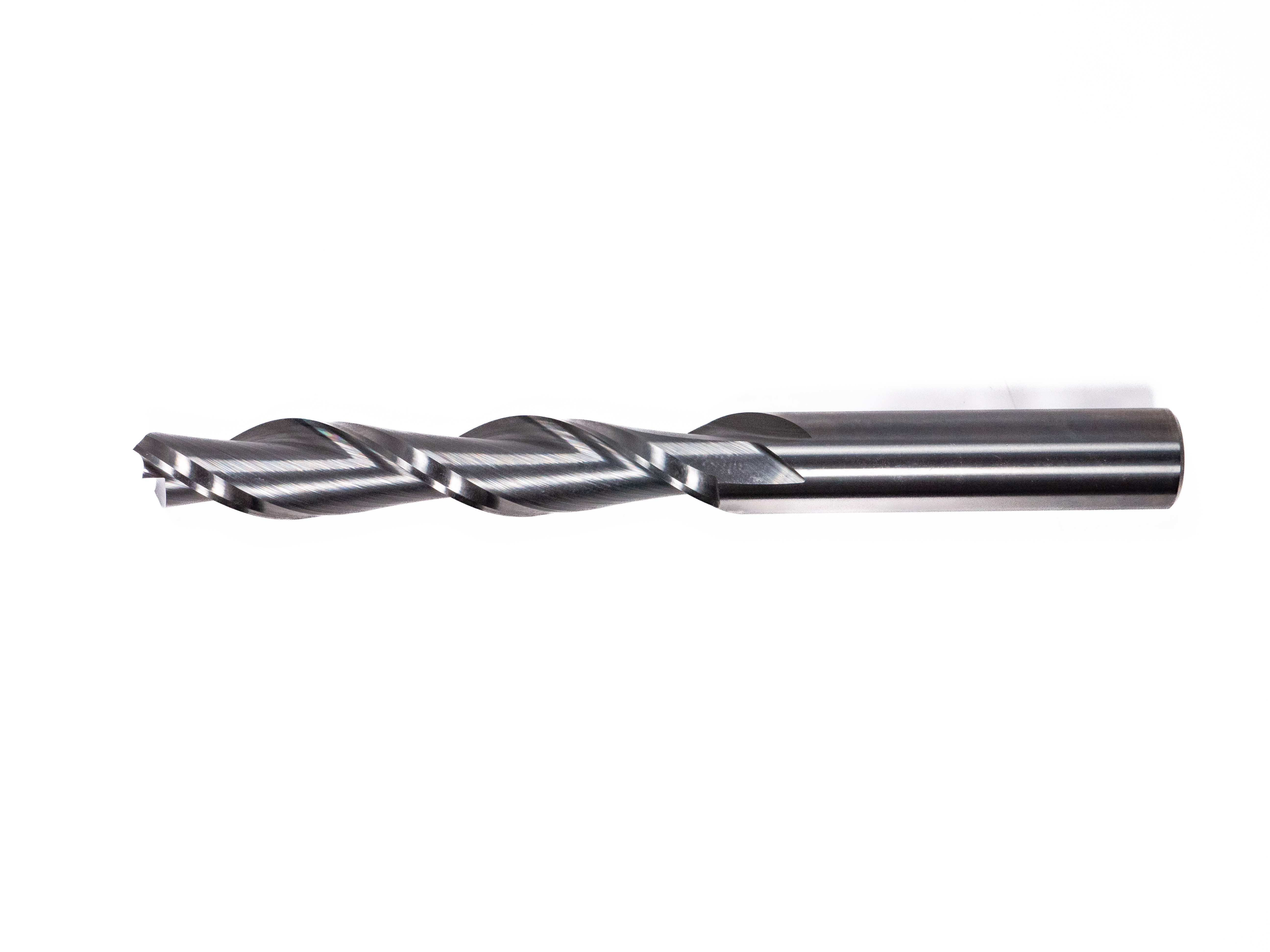 Router Bit, Solid Carbide, 1/2" Dia X 1/2" Shank X 5" OAL X 2-3/4" CL 2 Flute Downcut, Left Hand THUMBNAIL