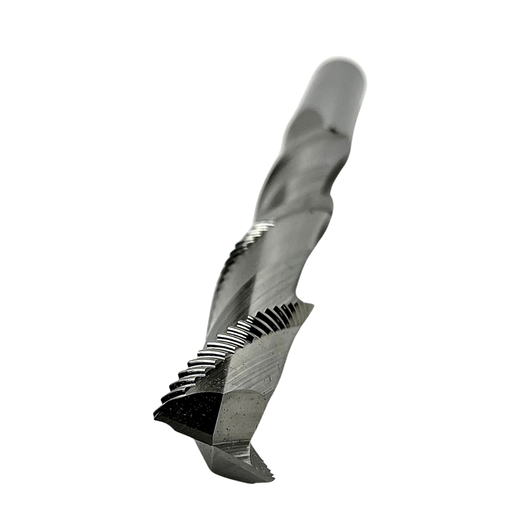 Router Bit, Solid Carbide, 3/4" Dia X 3/4" Shank X 8" OAL X 2.2" CL Up Cut, 2 Flute Rougher THUMBNAIL