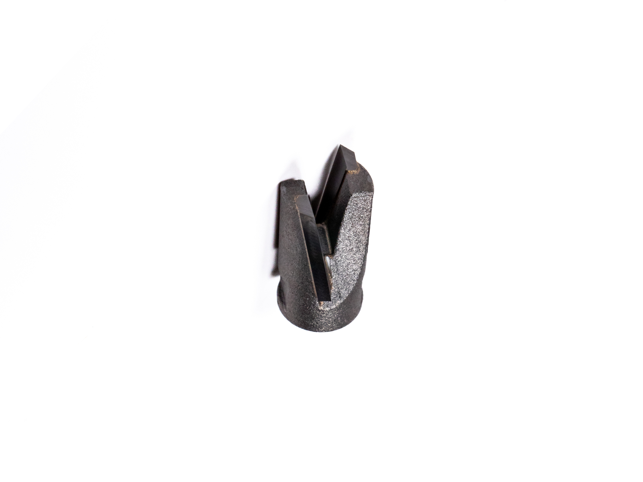 Router Bit, Spin On, 1/2" Dia, 1/4-28 Thread, Reverse Helix, KV55253 LARGE