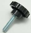 Knob, DK-8 Fluted, 1/2-13 Stud, 2" Long. THUMBNAIL