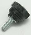 Knob, DK-43, Knurled, 3/4 Dia, 10-32 Stud, 1/2 Long THUMBNAIL