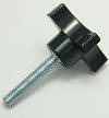 Knob, DK-98, 4-Prong, 2-1/4" Dia., 3/8-16 Stud 2" Long THUMBNAIL