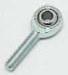 Rod End Male, High Strength PTFE Lined Ball Joint,5/16 Bore, 5/16-24 Male Threaded Shank, Alloy Stee THUMBNAIL