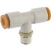 Fittings, SMC, Male Branch Tee KQ2T Series THUMBNAIL